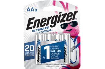 Image of Energizer Ultimate Lithium Batteries AA, 8-pack, L91SBP8
