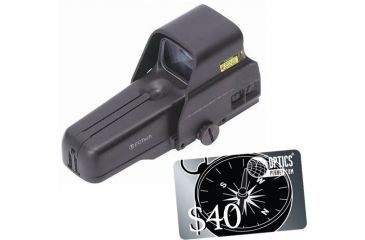 Image of Eotech 517 A65 Holographic Weapon Sight, Left Buttons &amp; Raised 7mm Base 517.A65/1 for M4 &amp; M16 with FREE 40 OpticsPlanet.com Gift Certificate