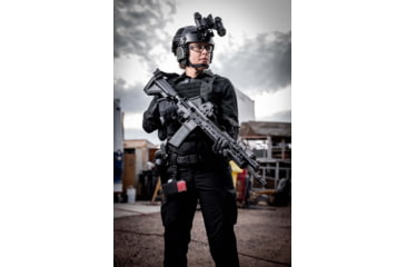 Image of EOTech BinoNV 1x w/ Wilcox G24 Mount, ESA Gen III, White Phosphor, Black, EOT-BINO-AI-B