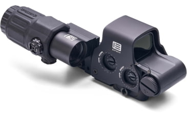 Image of EOTech Holographic Hybrid Green Dot Sight w/ G33 Magnifier and STS Mount, Black, HHS-GRN