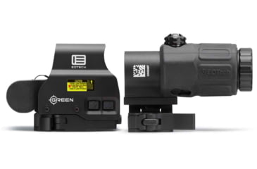 Image of EOTech Holographic Hybrid Green Dot Sight w/ G33 Magnifier and STS Mount, Black, HHS-GRN