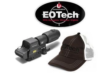 Image of EOTech MPO II EXPS3-4 Holosight  .223 Ballistic Dots Reticle w/ Eotech Baseball Hat and Eotech Sticker 
