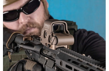 Image of EOTech OPMOD EXPS 3 Holographic Reflex Red Dot Sight, 4 MOA Dot Reticle, Tan, EXPS3-4 TAN OP