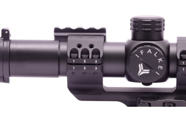 Image of Falke TAC 1-8x24mm Rifle Scope, 30mm Tube, Second Focal Plane, MilDot Reticle, Black, One Size, FAL32-0026