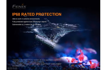Image of Fenix E02R Rechargeable EDC Flashlight, Black, E02RG2BK