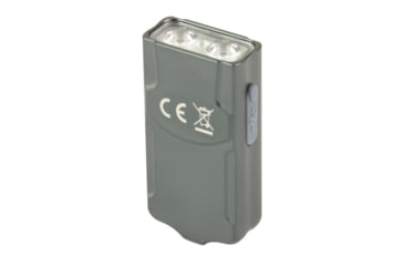 Image of Fenix E03R V2, Flashlight, White and Red LED, 500 Lumens, 2.07 Long, Anodized Finish, Gray, Built-in 400 mAh Battery, Includes USB Type-C Charging Cable