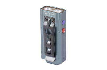 Image of Fenix E06R, Flashlight, White/UV LED with Red Laser, 700 Lumens, 2.72 Long, Anodized Finish, Gray, Built-in 750mAh Battery, Includes USB Type-C Charging Cable