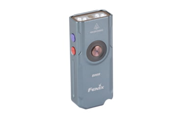 Image of Fenix E06R, Flashlight, White/UV LED with Red Laser, 700 Lumens, 2.72 Long, Anodized Finish, Gray, Built-in 750mAh Battery, Includes USB Type-C Charging Cable