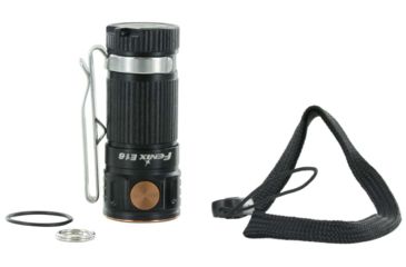 Image of Fenix E16 1 x CR123A/ RCR123A/ 16340 CREE XP-L HI EDC Flashlight, 700 Lumens, Black, E16
