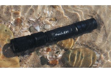 Image of Fenix E21 170 Lumens Flashlight with Battery, Black, 170 E21R4BK-B