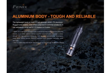 Image of Fenix E35 V3.0 3000 Lumen Flashlight, Black, E35V3BK
