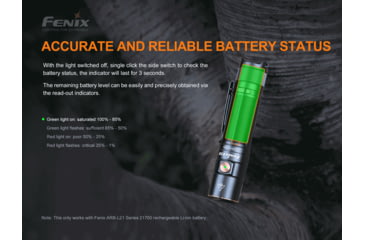 Image of Fenix E35 V3.0 3000 Lumen Flashlight, Black, E35V3BK