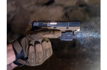 Image of Fenix GL22, Weapon Light, White LED with Red Laser, 750 Lumens, 2.64 Long, Fits GLOCK and 1913 Rails, Includes Rechargeable 16340 Battery and USB Type-C Charging Cable