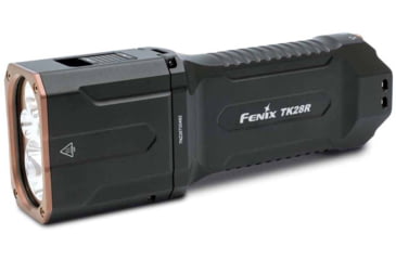 Image of Fenix TK28R, Flashlight, White/Red LED, 6,500 Lumens, Anodized Finish, Black, Includes 2-Rechargeable 18650 Batteries and USB Type-C Charging Cable