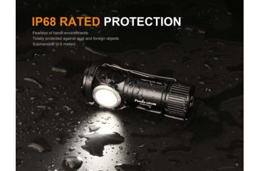 Image of Fenix LD15R Right Angle Flashlight w/battery, 500 Lumens, Black LD15RXPBK