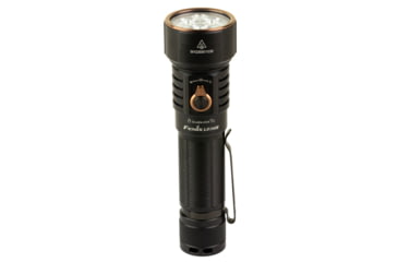 Image of Fenix LD36R, Flashlight, White/Red/Blue/Green LED, 3,600 Lumens, Anodized Finish, Black, Includes Rechargeable ARB-L21-6000 Battery and USB Type-C Charging Cable