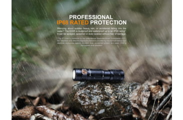 Image of Fenix Lighting E05R Lithium Ion 400 Lumens Luminus SST20 LED Flashlight, Black, E05RG2BK