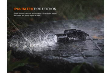 Image of Fenix Lighting GL19R V2.0 Lithium Ion 1200 Lumens Luminus SFT25R LED Flashlight, Black, GL19RV2BK
