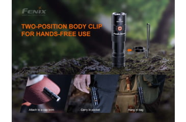 Image of Fenix Lighting PD25R 800 Lumens Luminus SST20 LED Flashlight, Black, PD25RSTBK