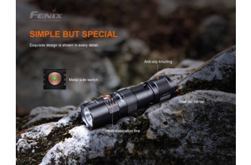 Image of Fenix Lighting PD25R 800 Lumens Luminus SST20 LED Flashlight, Black, PD25RSTBK