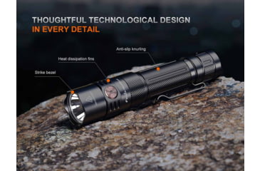Image of Fenix Lighting PD35R ACE Lithium Ion 2000 Lumens Luminus SFT40 LED Flashlight, Black, PD35RACBK