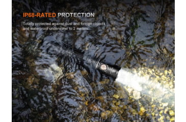 Image of Fenix Lighting PD35R ACE Lithium Ion 2000 Lumens Luminus SFT40 LED Flashlight, Black, PD35RACBK