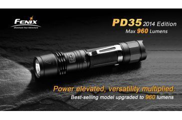 Image of Fenix PD Series 960 Lumens Flashlight, Black PD35XLBK