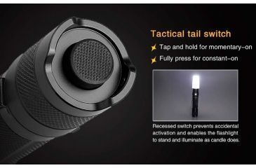 Image of Fenix PD32 LED Flashlight, 900 Lumens, Black PD32HIBK