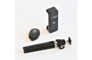 Image of Field Optics Research Mini Tripod w/Ball Head and Phone Mount, AL telescoping legs, 4.5in to 6.5in, 1/4-20 thread., FMTA