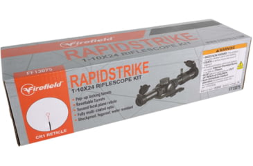 Image of Firefield Rapidstrike 1-10x24mm LPVO 30mm Tube Rifle Scope, Second Focal Plane, BDC Reticle, Black, FF13075