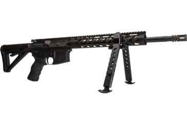 Image of Firefield Scarab Two-Piece Bipod, KeyMod, 9-12in, Two-Piece, Black, FF34025KMD