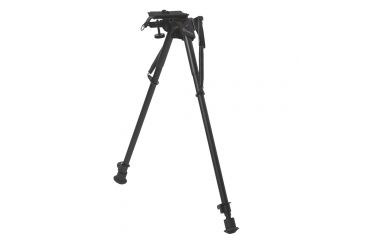 Image of Firefield Stronghold Bipod w/Lever, 14-26in, Black, FF34028
