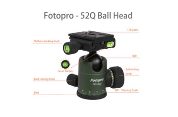 Image of Fotopro X-Go Chameleon Tripod Kit, Green/Brown, Plus FPXGO ChameleonG