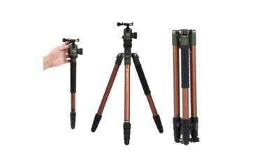 Image of Fotopro X-Go Chameleon Tripod Kit, Green/Brown, Plus FPXGO ChameleonG