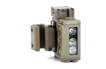 Image of FoxFury Head,Helmet,Chest Waterproof LED Light,82 Lumens,Green 199-201