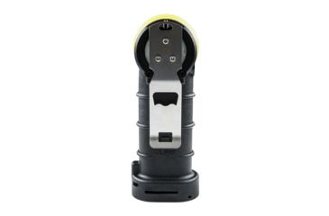 Image of Foxfury Lighting Breakthrough BTS 4 x AA LED Right Angle Flashlight, 400 Lumens, Black/Yellow 380-BTS-BY