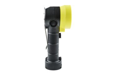Image of Foxfury Lighting Breakthrough BTS 4 x AA LED Right Angle Flashlight, 400 Lumens, Black/Yellow 380-BTS-BY