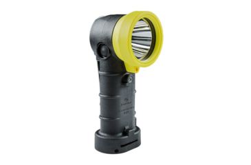 Image of Foxfury Lighting Breakthrough BTS 4 x AA LED Right Angle Flashlight, 400 Lumens, Black/Yellow 380-BTS-BY