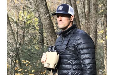 Image of Fraser Optics Fraser S250 Stabilized Binocular, Black Body, Tan, 18002-200-1-1