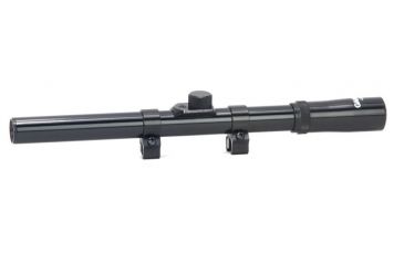 Image of Gamo 4x15mm Scope w/Rings, 30/30 Reticle, Black, 621204x15CP