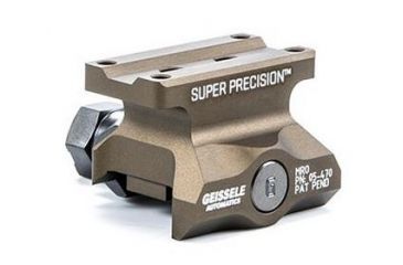 Image of Geissele Super Precision MRO Series Scope Mount,Lower 1/3 Co-Witness,Desert Dirt Color 05-470S