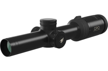 Image of German Precision Optics GPOTAC 6X LPVO Rifle Scope, 1-6x24mm, 30mm Tube, FFP, HSi-CQB Reticle, Black Matte, RT610