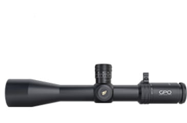 Image of German Precision Optics GPOTAC 6X Rifle Scope, 4.5-27x50mm, 34mm Tube, FFP, PLRi Reticle, Black Matte, RS672