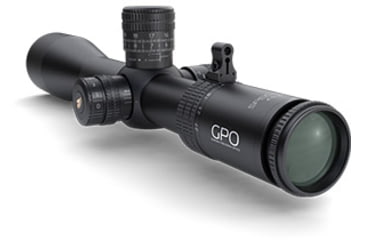 Image of German Precision Optics GPOTAC 6X Rifle Scope, 4.5-27x50mm, 34mm Tube, FFP, PLRi Reticle, Black Matte, RS672