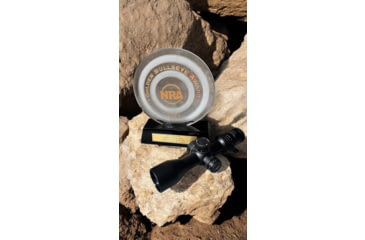 Image of German Precision Optics OPMOD CENTURI SuperCompact 4-16x44mm 30mm Tube Rifle Scope, FFP, Mil-base PLRi Reticle, Black, RCX450 OP