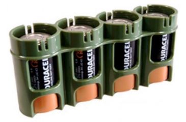 Image of GG&amp;G Battery Caddy C,Pack of 4,Green GGG-1484