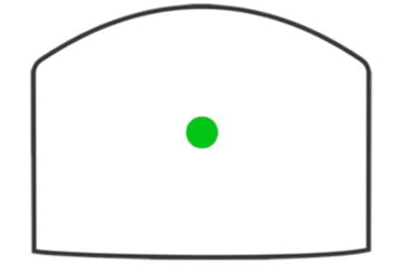 Image of Gideon Optics Storm 24x21.5mm Reflex Red Dot Sight 6 MOA Green Dot, Black, STMDPP-RD