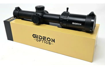 Image of Gideon Optics LPVO 1-8x24mm 30 mm Tube Rifle Scope, First Focal Plane, Red Reticle, Black, GOG18FFP