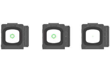 Image of Gideon Optics Mediator 16mm Reflex Sights, 3 MOA Green Dot Reticle, Black, MD10GN