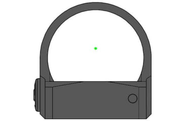 Image of Gideon Optics Omega Reflex Sights, 3 MOA Green Single Dot Reticle, Black, OM50GN